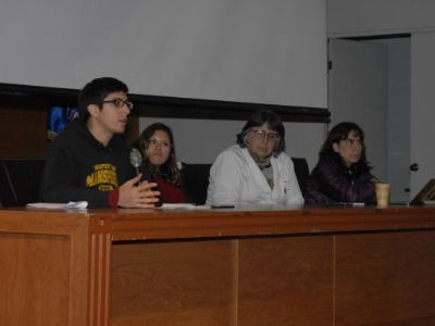 El encuentro contó con la participación de Daniel Andrade, presidente de la Fech. 