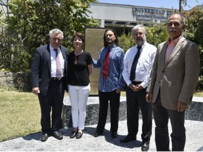 Doctor Ennio Vivaldi; Soledad Silva; Miguel Lecaros; doctor Manuel Kukuljan y profesor Juan Cortés.