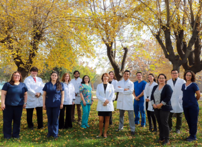 El equipo del Servicio de Oncología del Hospital Clínico Universidad de Chile