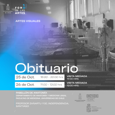 “Obituario” se emplazará en el Pabellón de Anatomía Norte del Instituto de Anatomía y Medicina Legal de la Facultad de Medicina. 