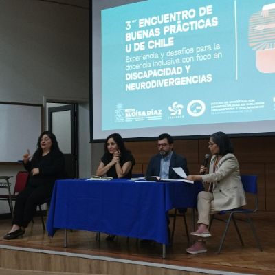 Panel “Acreditación Institucional y Enfoque de Inclusión en la Universidad de Chile”.