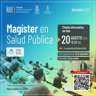 Postulaciones Magíster en Salud Pública 2025