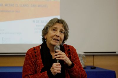 Dra. María Soledad Barría, docente y gestora del Seminario.