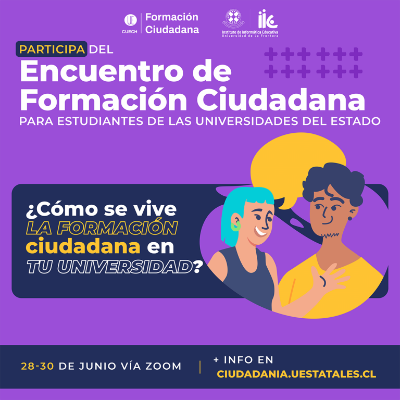 Banner Encuentro Nacional de Estudiantes Formación Ciudadana CUECH