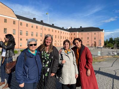 The activity was carried out with the participation of professors Suruchi Thapar-Björkert, U. of Uppsala; Rakel Österberg, U. of Stockholm; Alicia Salomone and Laura Gallardo, U. of Chile.