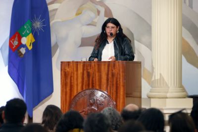 La vocera de la Confech, Catalina Carroza, planteó que “para nosotros es muy importante que podamos ser representados dentro del Consejo Asesor".