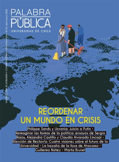 Celebramos el número 25 de la revista Palabra Pública con esta portada ilustrada de Sol Undurraga.