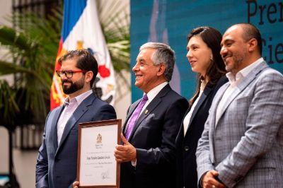 El profesor Sergio Lavandero fue reconocido con el Premio Nacional de Ciencias Naturales.