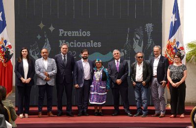 La ceremonia fue encabezada por el Presidente Boric y se llevó a cabo en La Moneda, donde distinguió a las y los ganadores de 2022.