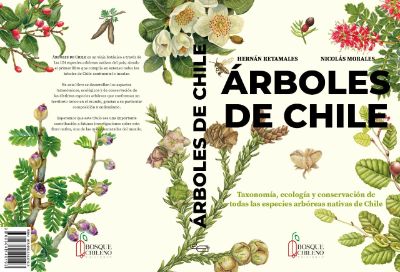 El libro abarca más de 120 especies nativas de Chile, ubicadas en el territorio continental e insular.