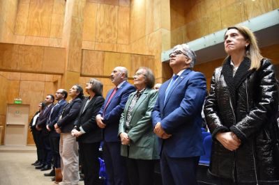 La charla magistral, titulada "Nuestro compromiso con la calidad e inclusión", inauguró el año académico 2024 en los campus de Concepción y Chillán de la Universidad del Bío-Bío.