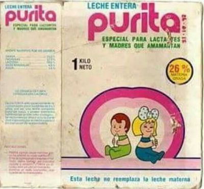 Para erradicar los índices de desnutrición, en 1974 se crea la Leche Purita, un producto creado para mejorar la efectividad del Programa Nacional de Alimentación Complementaria. 