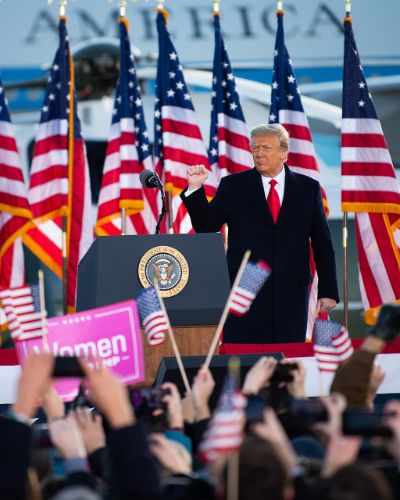 Donald Trump se convirtió en el presidente electo de Estados Unidos tras ganar las elecciones contra Kamala Harris, del Partido Demócrata.