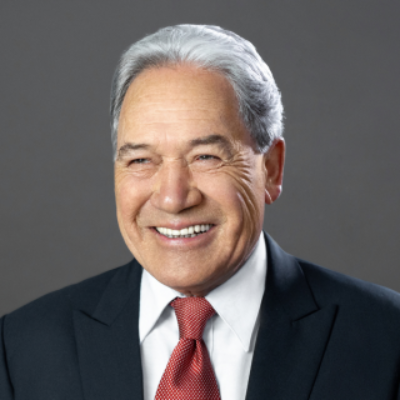 Vice Primer Ministro Sr. Winston Peters 