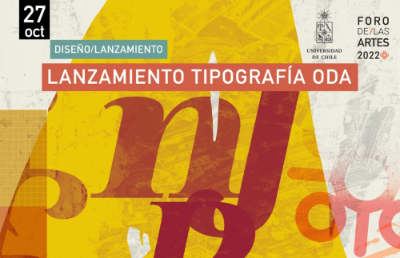 La exposición “Tipografía oda” será socializada el próximo jueves 27 de octubre a partir del mediodía y de manera gratuita en la Biblioteca Nacional.