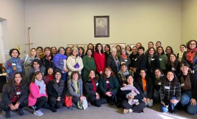 Más de 50 mujeres participaron en el encuentro de la red amplia, donde además se expusieron los avances del Proyecto Innovación en Educación Superior en Género (InES Género) de la Universidad de Chile y se realizó un taller de levantamiento de información de la misma red de colaboración.