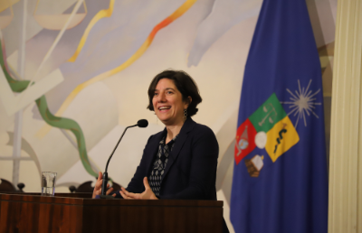 Ministra de Ciencia, Tecnología, Conocimiento e Innovación, Aisén Etcheverry.