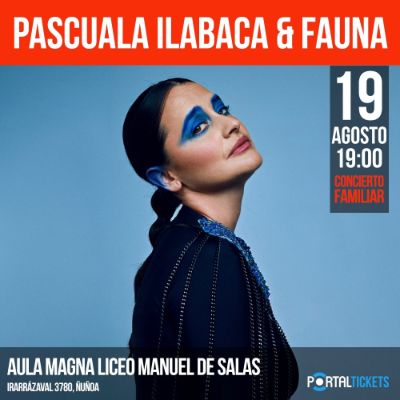 Afiche de Pascuala Ilabaca & Fauna. Imagen: PortalDisc.