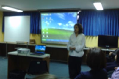 Dra. Marisol Prado durante la presentación en SEMDA. 