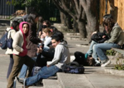 Estudiantes de la Universidad de Chile.
