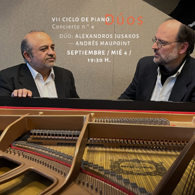 Los pianistas se presentarán el miércoles 4 de septiembre