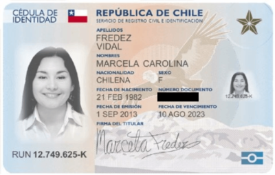 Si utilizan la cédula de identidad para certificar el cambio de nombre legal es necesario que borren el número de documento.