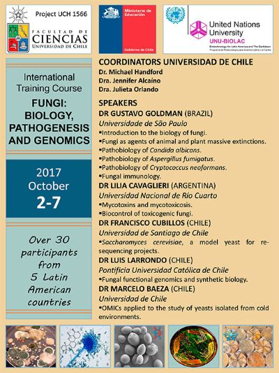 Curso Internacional sobre Hongos: biología, patogénesis y genómica