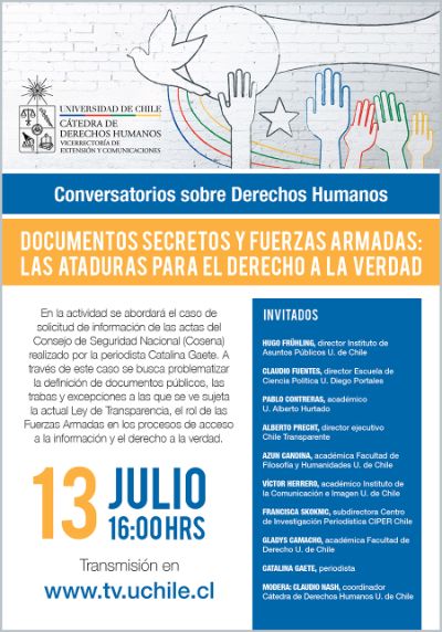 Conversatorio "Documentos secretos y Fuerzas Armadas: las ataduras para el derecho a la verdad"