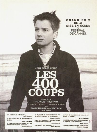 "Los 400 Golpes" (1959) de François Truffaut.