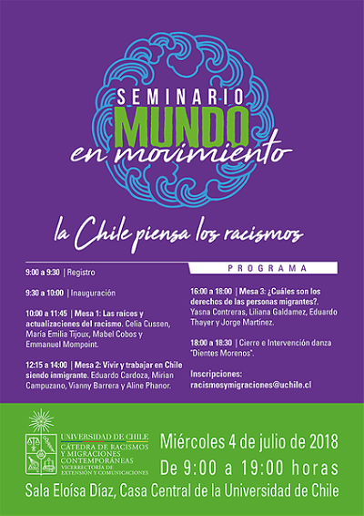 Seminario Mundo en Movimiento, 2018. 