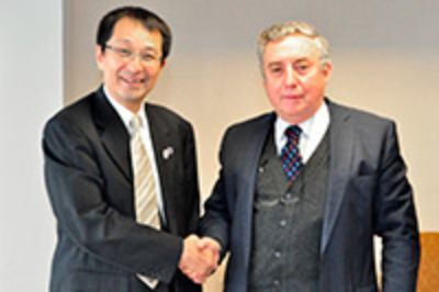 Rectores de la Universidad de Chile y Universidad de Tsukuba renuevan convenios de cooperación