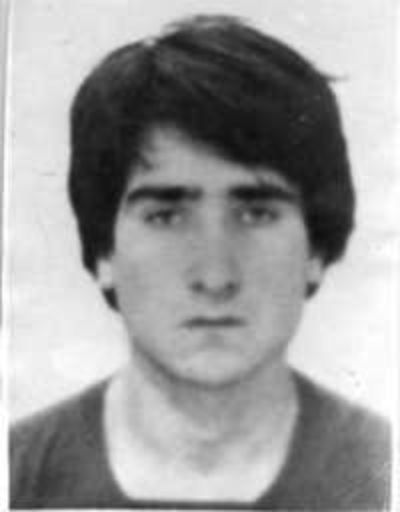 Patricio Manzano, estudiante de Ingeniería de la Universidad de Chile, muerto tras una dura represión contra los Trabajos Voluntarios de la Fech del año 1985.