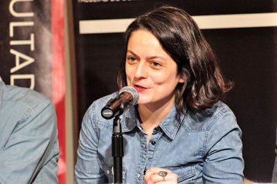 La periodista Ana Rodríguez, autora de "La Frontera", y editora de la revista El Paracaídas.