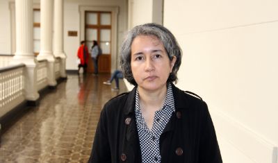 La Académica de la Universidad Católica, Marcela Peña. 