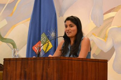 Camila Rojas, presidenta de la FECh y vocera de la Confech estuvo en el programa Educación en el Aire.