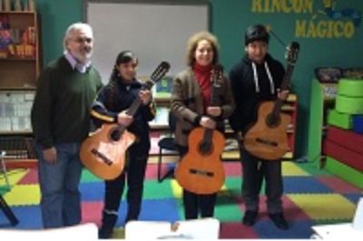 Concierto de guitarra en Liceo Ciudad de Brasilia