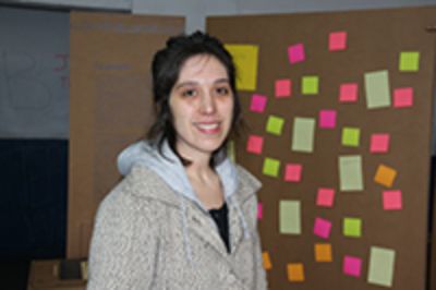 La investigadora de la Facultad de Ciencias Sociales y subdirectora de la iniciativa, Constanza Ambiado.