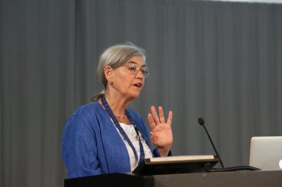 La Presidenta del Instituto Sueco Chileno de Cultura, Eva Zetterberg. 