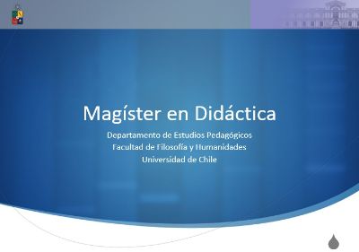 Presentación del Magister en Didáctica ante el Consejo Universitario