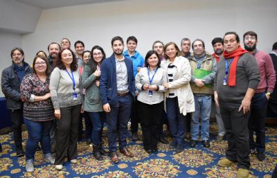 Integrantes de algunos de los Comités Paritarios de la Universidad de Chile, que participaron activamente de esta jornada de trabajo y capacitación.