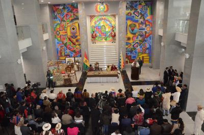 Directora de Oficina de Equidad e Inclusión Seminario de Revitalización de las lenguas indígenas de América Latina y El Caribe realizado en Cochabamba entre el 10 y 11 de octubre de 2018