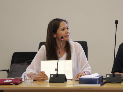 Senadora Verónica Figueroa Huencho, integrante de la Comisión y académica mapuche del Instituto de Asuntos Públicos