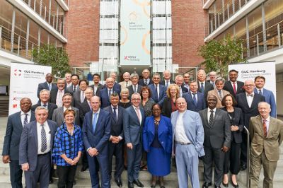 Entre el 5 y el 7 de junio se desarrolló en Hamburgo el Global University Leaders Council, donde participó el rector Vivaldi junto a otros 44 rectores de diferentes universidades de todo el mundo.