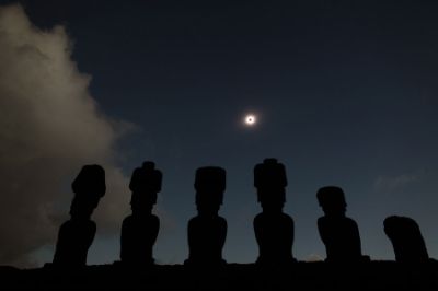El último eclipse solar total se registró en Isla de Pascua, el 2010 (crédito foto: Stephane Guisard)