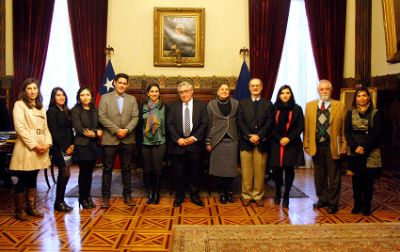El Rector Vivaldi se reunió con el equipo del CTeC este jueves 27 de junio, en el marco de la firma del convenio entre este consorcio y la Universidad de Chile.