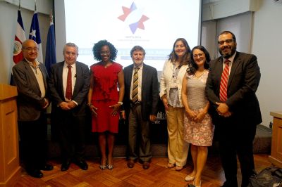 La vicepresidenta de Costa Rica, Epsy Campbell Barr, visitó el Instituto de Asuntos Públicos de la Universidad de Chile para dictar la conferencia ¿Género e inclusión en América Latina¿.