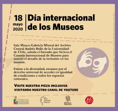 La iniciativa se enmarca la conmemoración del Día Internacional de los Museos 2020.