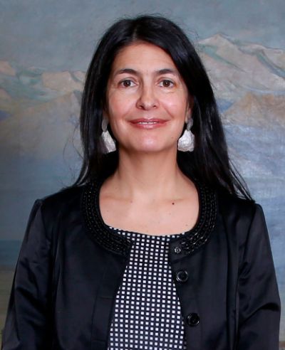 Ana María Moure, directora de Relaciones Internacionales de la Facultad de Derecho de la U. de Chile.