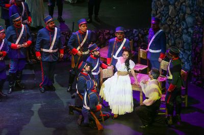 Carmen de Bizet, ópera que dirigió Singer en 2019, en el Teatro Municipal de Las Condes.