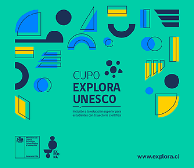 Este año, la U. de Chile se incorpora al programa Cupo Explora-Unesco, con 29 vacantes para 22 carreras, a las que podrán postular jóvenes con talento y trayectoria en ciencia, tecnología e innovación